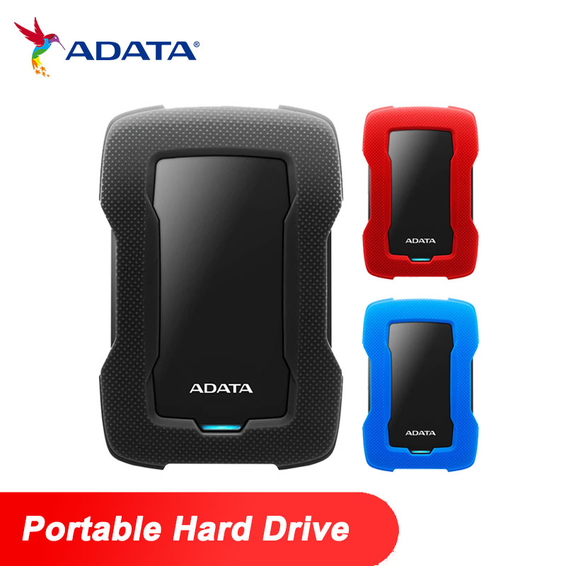 ADATA HD330 USB 3.2 모바일 하드 드라이브 방수 방진 및 Shockproof 야외 사진 여행 3.2 1 테라바이트 2 테라바이트 4 테라바이트 5 테라바이트